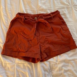 FOREVER 21 TERRACOTA SHORTS